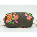 Louis Vuitton Neverfull MM Monogram Rose Tote Bag Brown Multicolor — view 4