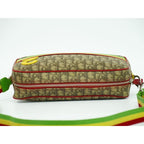 Christian Dior Trotter Rasta Shoulder Bag Pochette Brown Multicolo — view 6