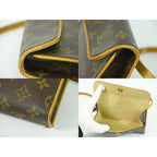 Louis Vuitton Pochette Florentine Monogram Waist Pouch Brown — view 9