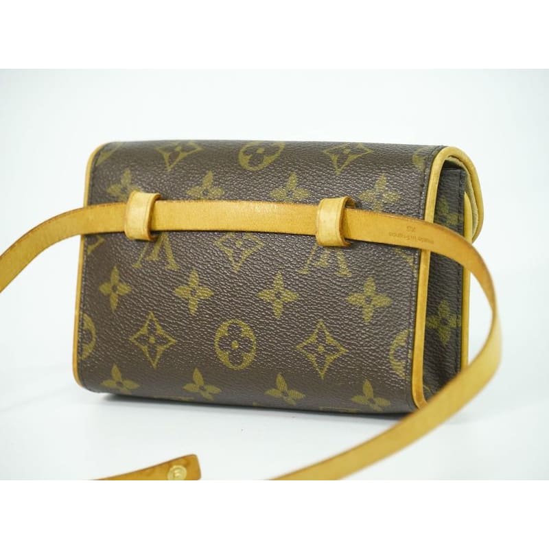 Louis Vuitton Pochette Florentine Monogram Waist Pouch Brown — view 3