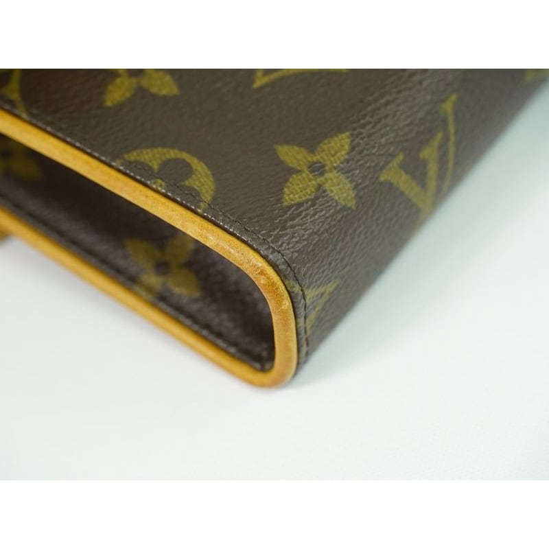 Louis Vuitton Pochette Florentine Monogram Waist Pouch Brown — view 5