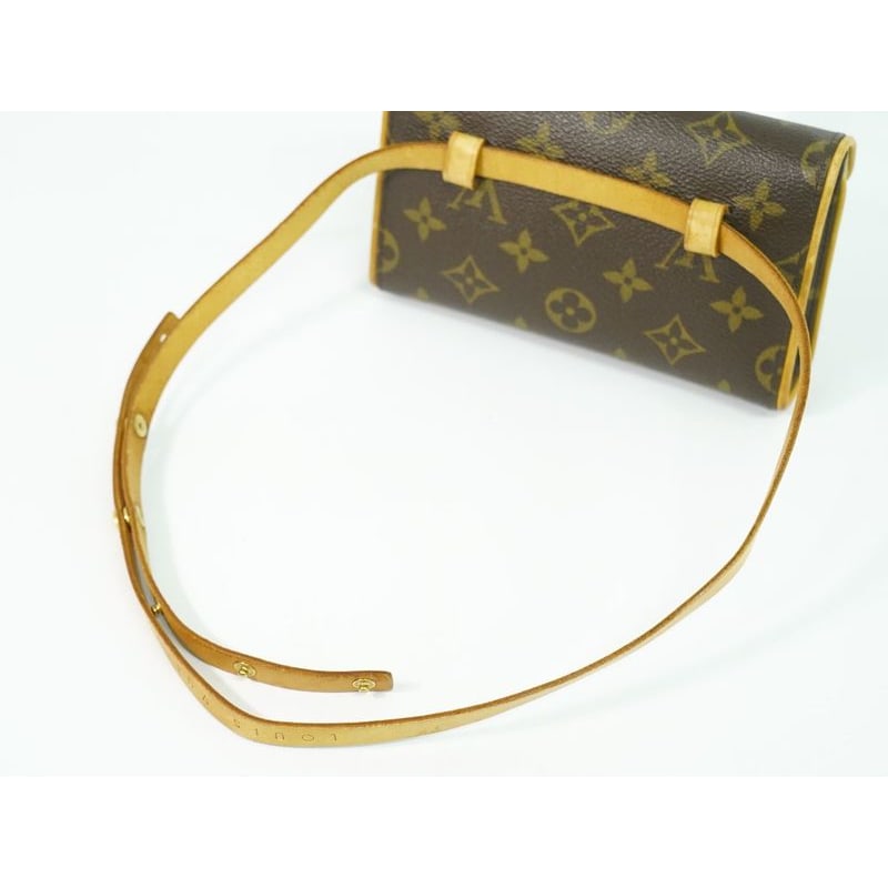 Louis Vuitton Pochette Florentine Monogram Waist Pouch Brown — view 6