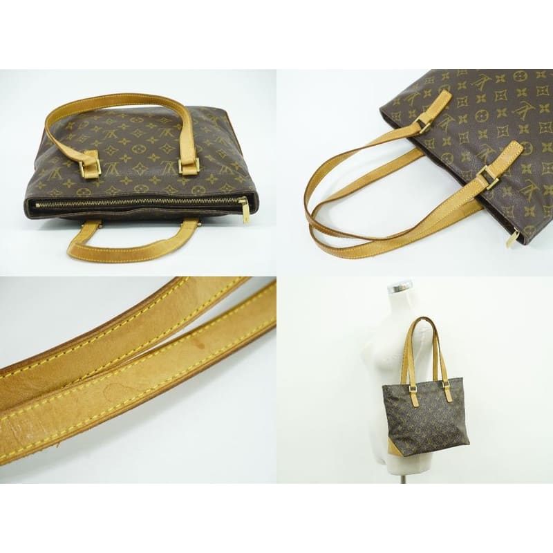 Louis Vuitton Cabas Piano Monogram Tote Bag Brown — view 7