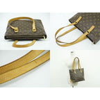 Louis Vuitton Cabas Piano Monogram Tote Bag Brown — view 7