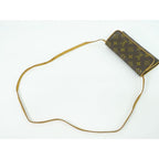 Louis Vuitton Pochette Twin PM Monogram 2-Way Shoulder Bag Brown — view 6
