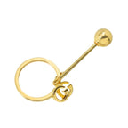 Gucci GG Running Swing Earrings 18K YG Yellow Gold 750 one Ear Only — view 4
