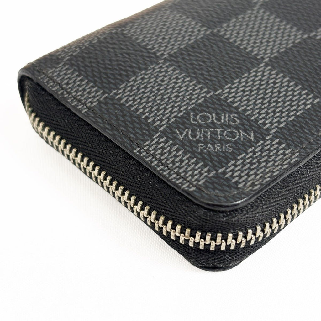 Louis Vuitton Damier Graphite Zippy Coin Purse — view 7