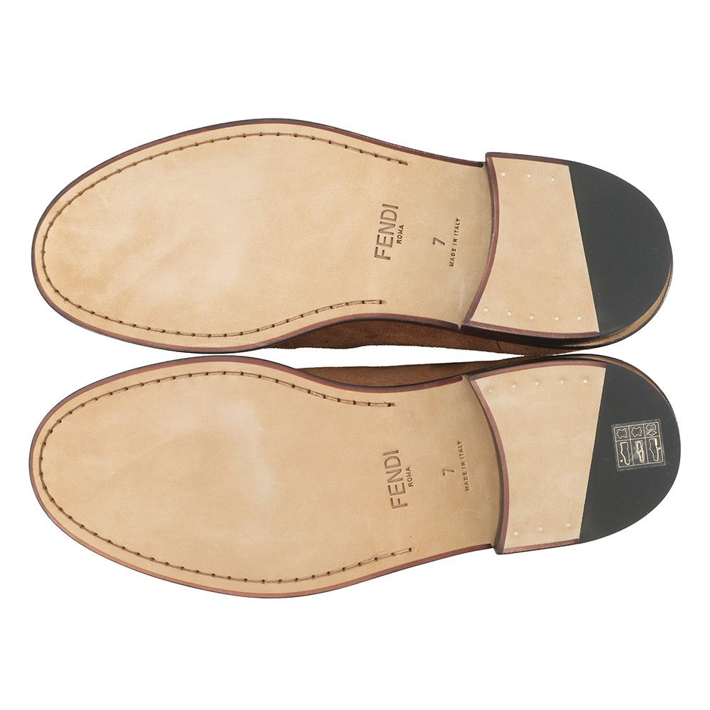 Fendi Loafers Suede 7 Shoes — view 4