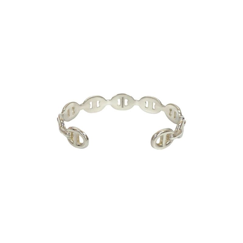 Hermes Enchene Bangle Silver 925 Bracelet Accessories Small Items — view 7