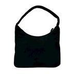 Prada Triangle Logo Plate Hardware Tessuto Nylon Mini Handbag One Shoulder Bag — view 4