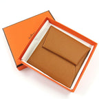 Hermes Bastia Gold Epson Coin Case X-engraved — view 8