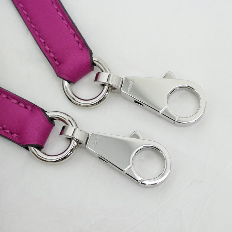 Hermes Bolide 27 Shoulder Bag Hand Rose Purple Swift A Stamp Manufacture — view 9