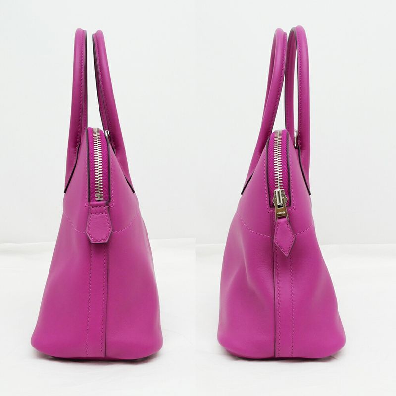 Hermes Bolide 27 Shoulder Bag Hand Rose Purple Swift A Stamp Manufacture — view 4