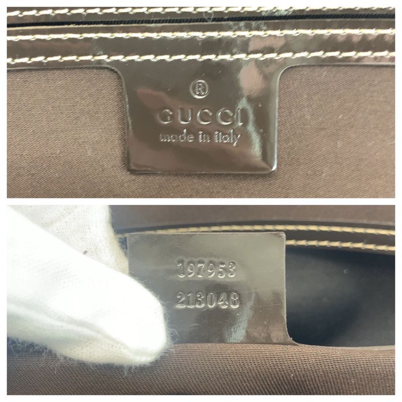 Gucci Beige Brown Gold Hardware GG Supreme Canvas Tote Bag — view 5