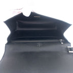 Louis Vuitton Taiga Selenga Black Silver Hardware Leather Second Bag Clutch — view 9