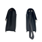 Louis Vuitton Taiga Selenga Black Silver Hardware Leather Second Bag Clutch — view 4
