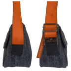 Dior Flightline Trotter Navy Black Orange Canvas Shoulder Bag Pochette — view 6