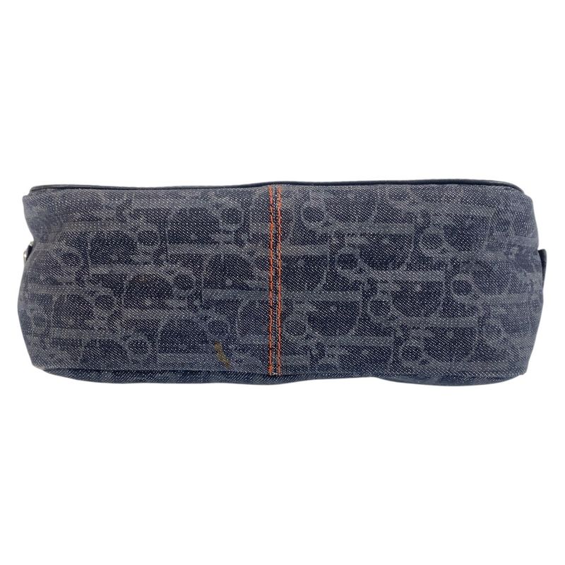 Dior Flightline Trotter Navy Black Orange Canvas Shoulder Bag Pochette — view 9
