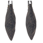 Gucci Brown Gold Hardware GG Canvas Tote Bag Handbag — view 9