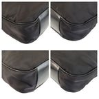 Gucci Bamboo Black Silver Hardware Nylon 001 1577 Shoulder Bag — view 4
