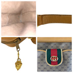 Gucci Vintage Micro GG Sherry Line Beige 001 23 4073 Shoulder Bag Pochette