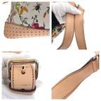 Gucci Flora Multicolor Gold Hardware Canvas Leather Shoulder Bag — view 7
