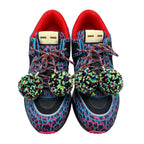 Gucci Sneakers Ultra Space 9 Sizes Logo Leopard Print Multicolor Blue — view 5