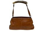 Saint Laurent Mombasa Bag Brown Leather Silver