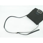 Fendi Zucchino Shoulder Bag Pochette Canvas Black 8 Bt127 — view 6