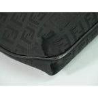 Fendi Zucchino Shoulder Bag Pochette Canvas Black 8 Bt127 — view 5