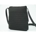 Fendi Zucchino Shoulder Bag Pochette Canvas Black 8 Bt127 — view 3