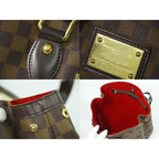 Louis Vuitton Hampstead PM Damier Ebene Tote Bag Handbag Brown — view 8