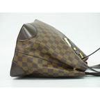 Louis Vuitton Hampstead PM Damier Ebene Tote Bag Handbag Brown — view 5