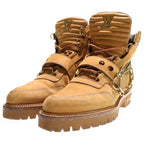 Louis Vuitton Creeper Line Chain Decoration Nubuck Leather Ankle Boots High — view 2