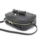 Louis Vuitton Saintonge Monogram Empreinte Leather Black Shoulder Bag — view 5