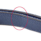 Hermes Belt Kelly Jean 18 PM Epson Denim Blue Series Silver Hardware — view 6
