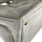 Prada 1 Bg642 Canvas Tote Bag Canapa Bianco — view 8