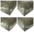 Gucci GG Imprime Grey Gunmetal Hardware Canvas Leather Tote Bag — view 5