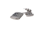 Chanel Earrings CC Logo Dangling 95c Metal Silver Black — view 6