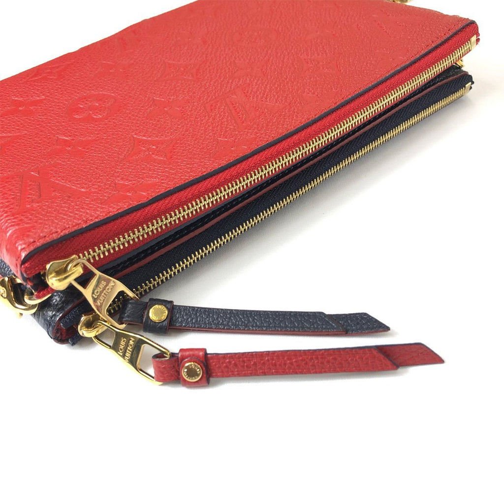 Louis Vuitton Pochette Double Zip Monogram Empreinte Shoulder Bag Leather Marie — view 7