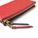 Louis Vuitton Pochette Double Zip Monogram Empreinte Shoulder Bag Leather Marie — view 7