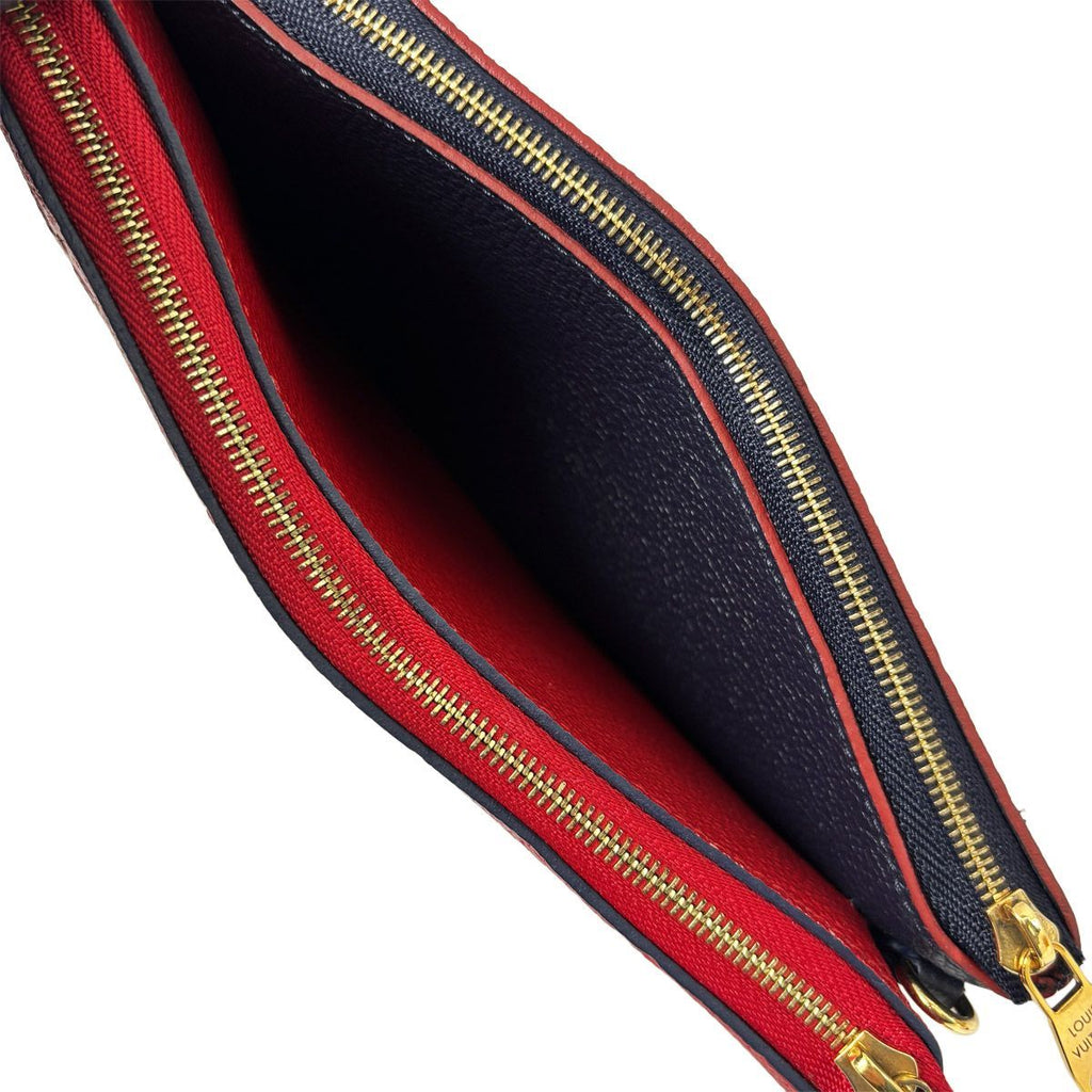 Louis Vuitton Pochette Double Zip Monogram Empreinte Shoulder Bag Leather Marie — view 9