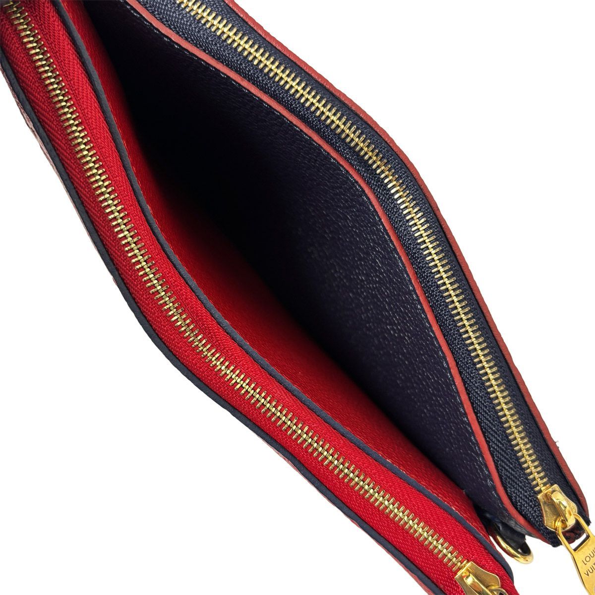 Louis Vuitton Pochette Double Zip Monogram Empreinte Shoulder Bag Leather Marie — view 9