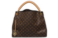 Louis Vuitton Artsy MM Shoulder Bag Monogram Leather Gold
