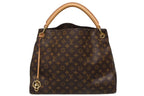 Louis Vuitton Artsy MM Shoulder Bag Monogram Leather Gold