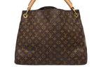 Louis Vuitton Artsy MM Shoulder Bag Monogram Leather Gold — view 2