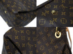 Louis Vuitton Artsy MM Shoulder Bag Monogram Leather Gold — view 5