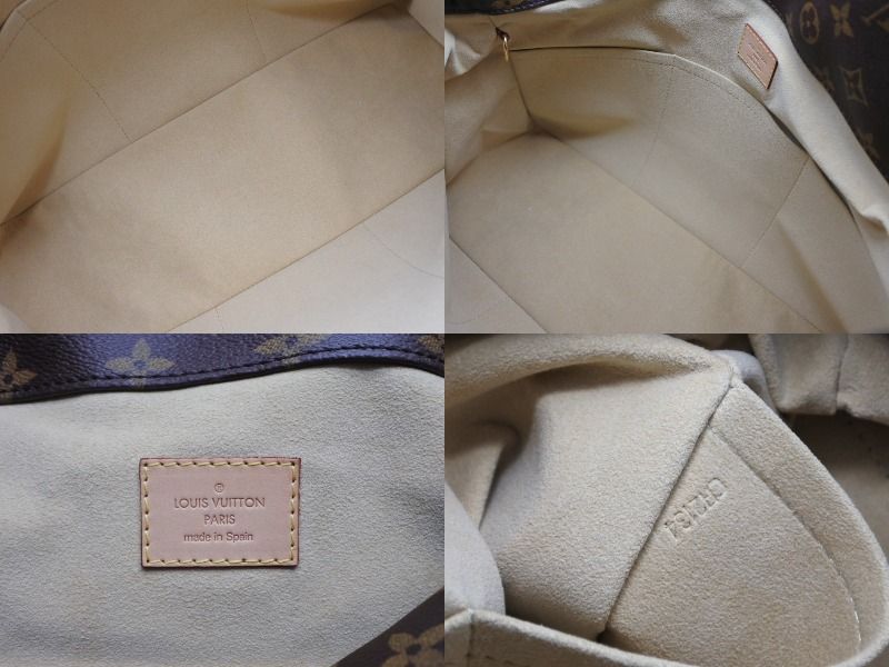 Louis Vuitton Artsy MM Shoulder Bag Monogram Leather Gold — view 7