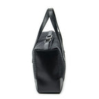 Celine Vintage Fold Top Tote Black C Macadam Canvas — view 4