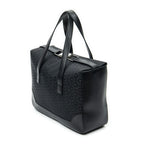Celine Vintage Fold Top Tote Black C Macadam Canvas — view 3